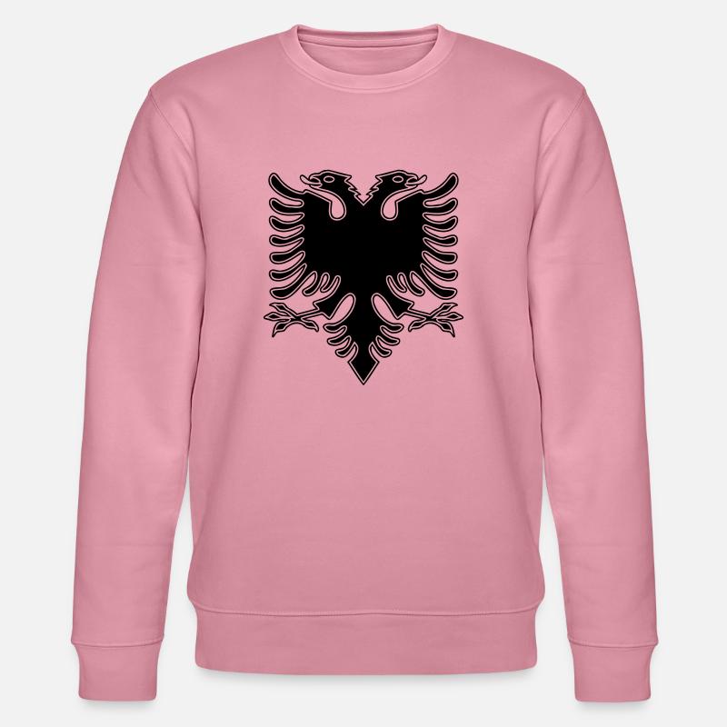 Double Headed Eagle_V2 - Stanley/Stella CHANGER Unisex Organic Sweatshirt - lilac dream