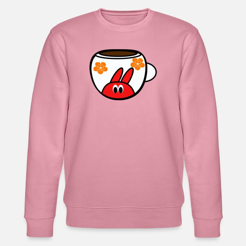 Kaffeezeit - Stanley/Stella Unisex Bio-Sweatshirt CHANGER  - Lila Traum