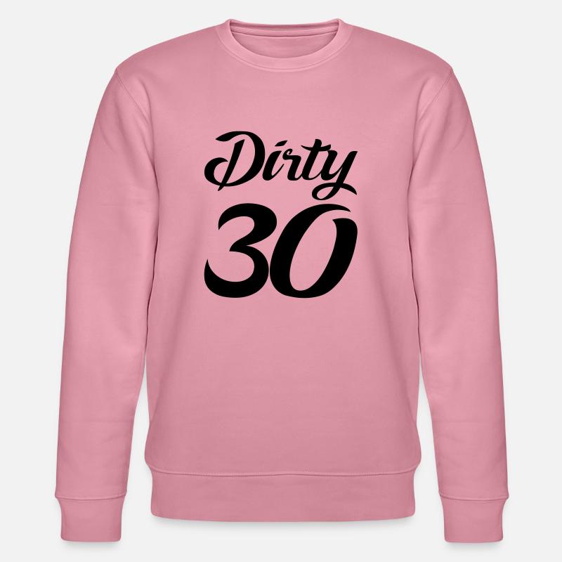 dirty 30 - Stanley/Stella Unisex Bio-Sweatshirt CHANGER  - Lila Traum