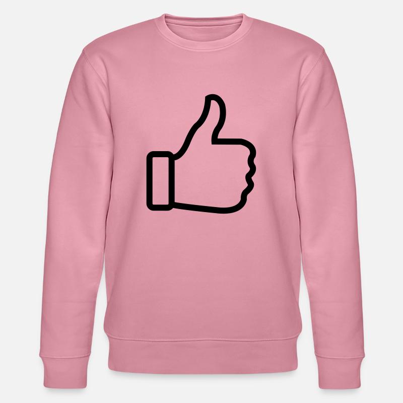 thumbs_up - Stanley/Stella Unisex Bio-Sweatshirt CHANGER  - Lila Traum