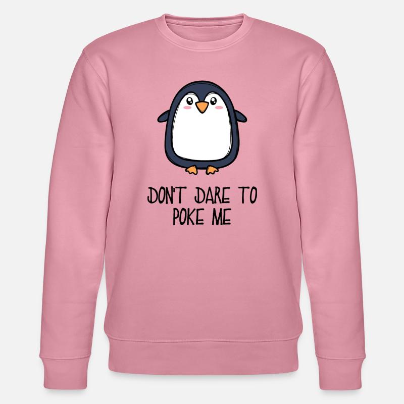 Cool Tier Vogel Statement Pinguin Südpol - Stanley/Stella Unisex Bio-Sweatshirt CHANGER  - Lila Traum