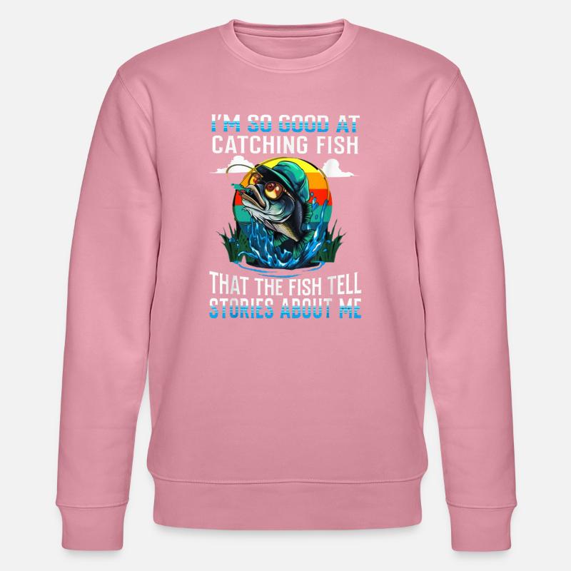 Attraper des histoires de poisson Tee - Sweat bio CHANGER Stanley/Stella Unisexe - lilas onirique