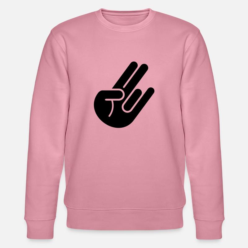 JDM Hand 1c - Stanley/Stella Unisex Bio-Sweatshirt CHANGER  - Lila Traum