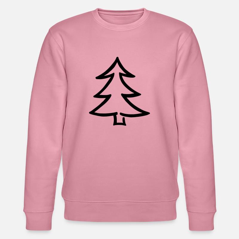 Tannenbaum - Stanley/Stella Unisex Bio-Sweatshirt CHANGER  - Lila Traum