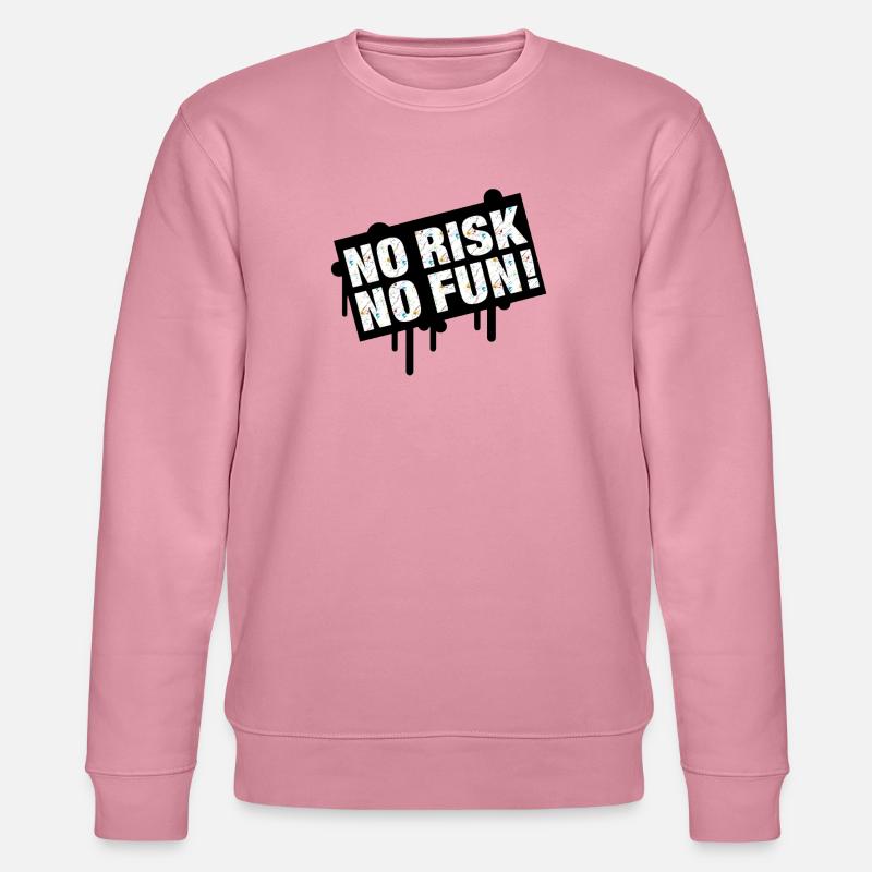 No Risk No Time Celebration Design - Stanley/Stella CHANGER Unisex Organic Sweatshirt - lilac dream