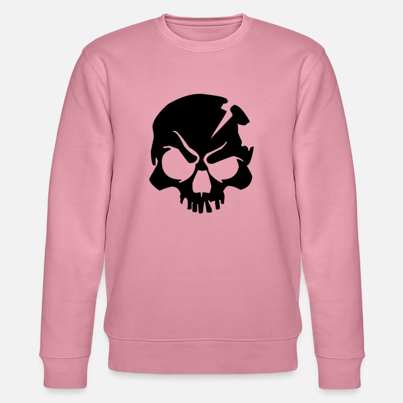 skull design bone - Stanley/Stella Unisex Bio-Sweatshirt CHANGER  - Lila Traum