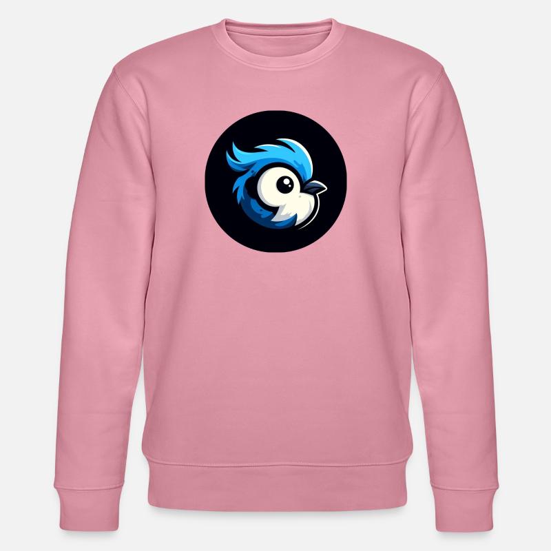 Comic Meise Vogel - Stanley/Stella Unisex Bio-Sweatshirt CHANGER  - Lila Traum