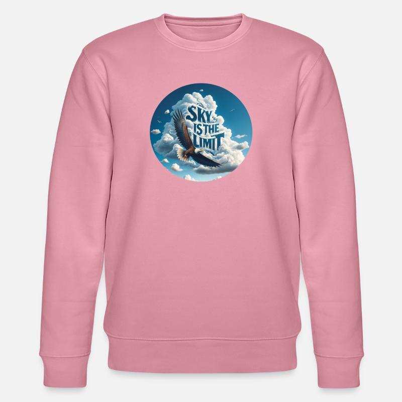 Sky is the Limit Adler - Stanley/Stella Unisex Bio-Sweatshirt CHANGER  - Lila Traum