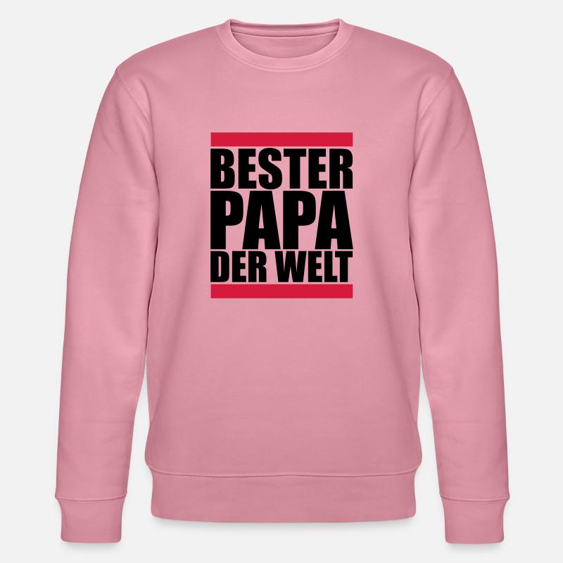 bester papa der welt - Stanley/Stella Unisex Bio-Sweatshirt CHANGER  - Lila Traum