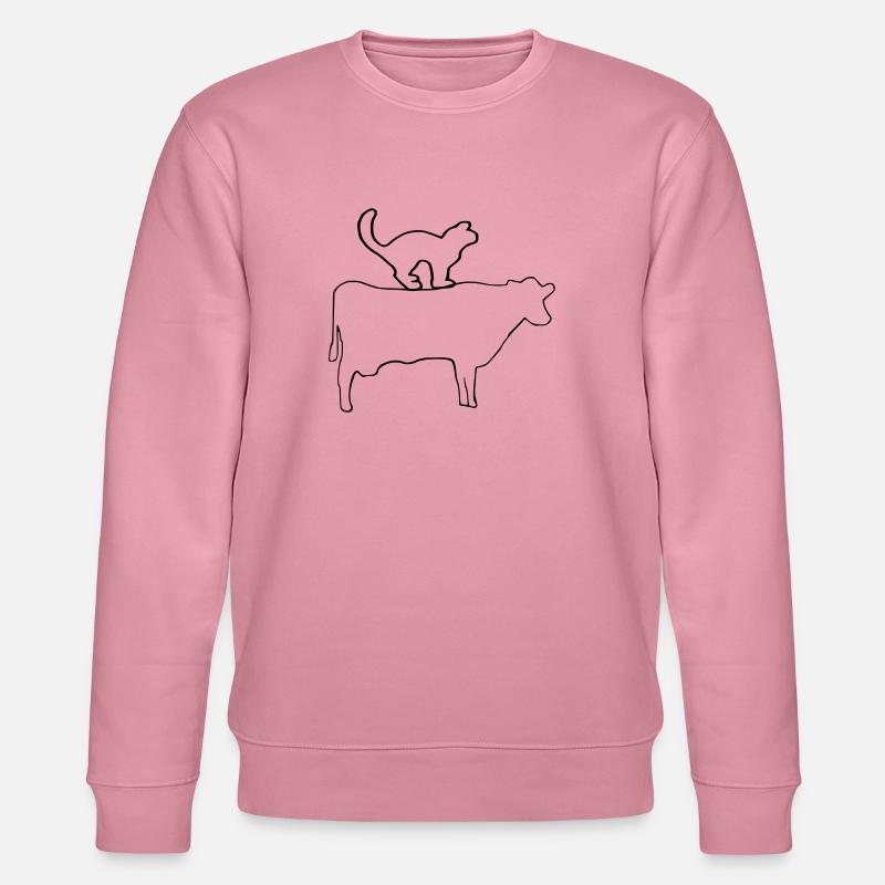 Chat vache - Sweat bio CHANGER Stanley/Stella Unisexe - lilas onirique