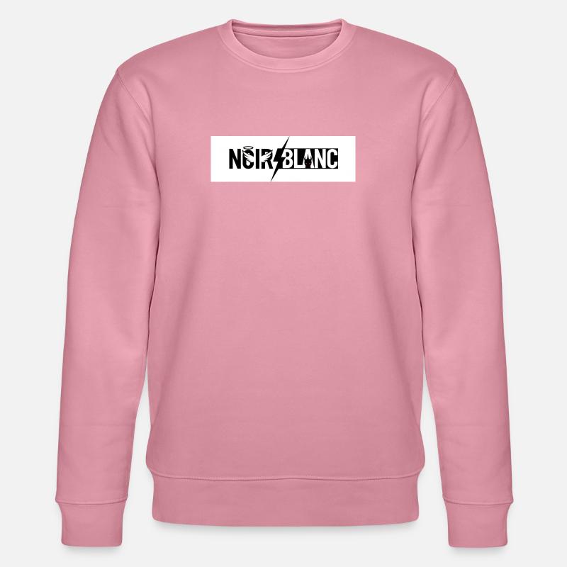 BlackFlash White Graphic – Contrast Logo - Stanley/Stella CHANGER Unisex Organic Sweatshirt - lilac dream