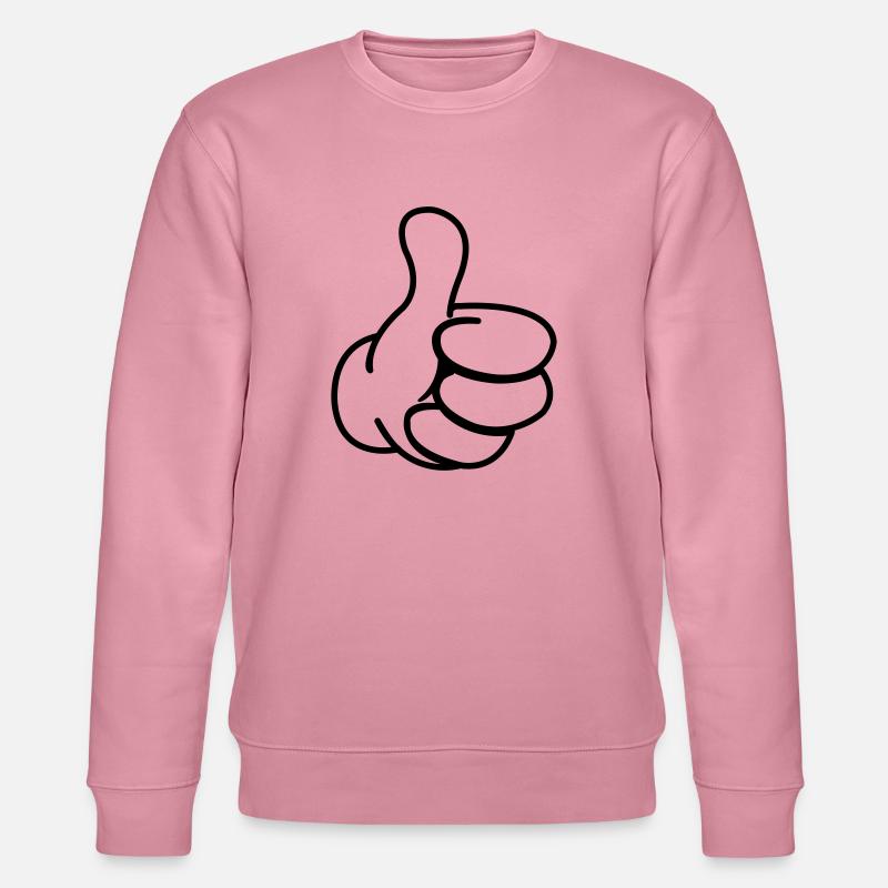 like_hand_01 - Stanley/Stella Unisex Bio-Sweatshirt CHANGER  - Lila Traum