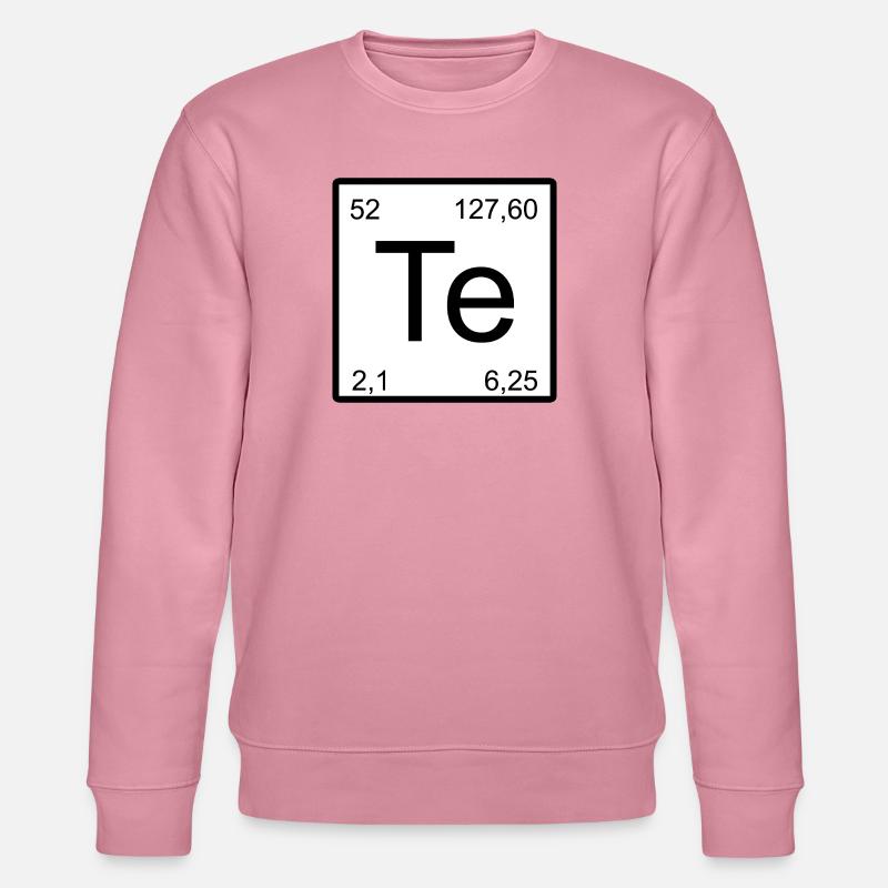 Te Element Minimal Typografie - Stanley/Stella Unisex Bio-Sweatshirt CHANGER  - Lila Traum
