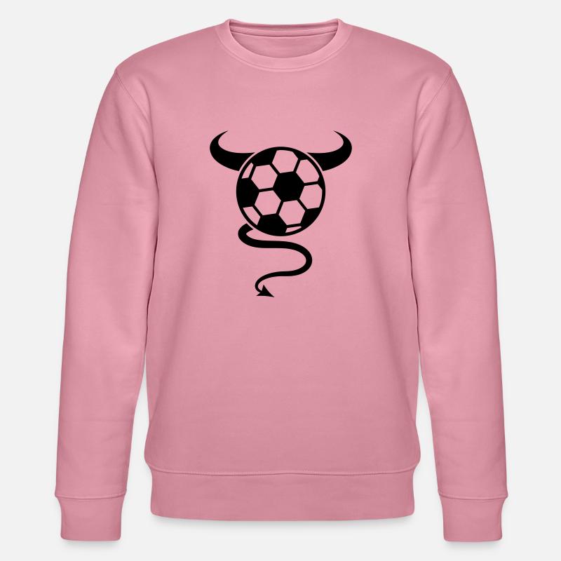 Soccer Devil Logo Design - Stanley/Stella Unisex Bio-Sweatshirt CHANGER  - Lila Traum