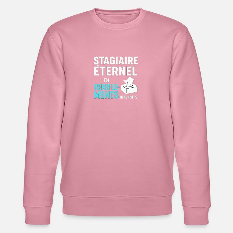 Eternal trainee in intensive sniffing - Stanley/Stella CHANGER Unisex Organic Sweatshirt - lilac dream
