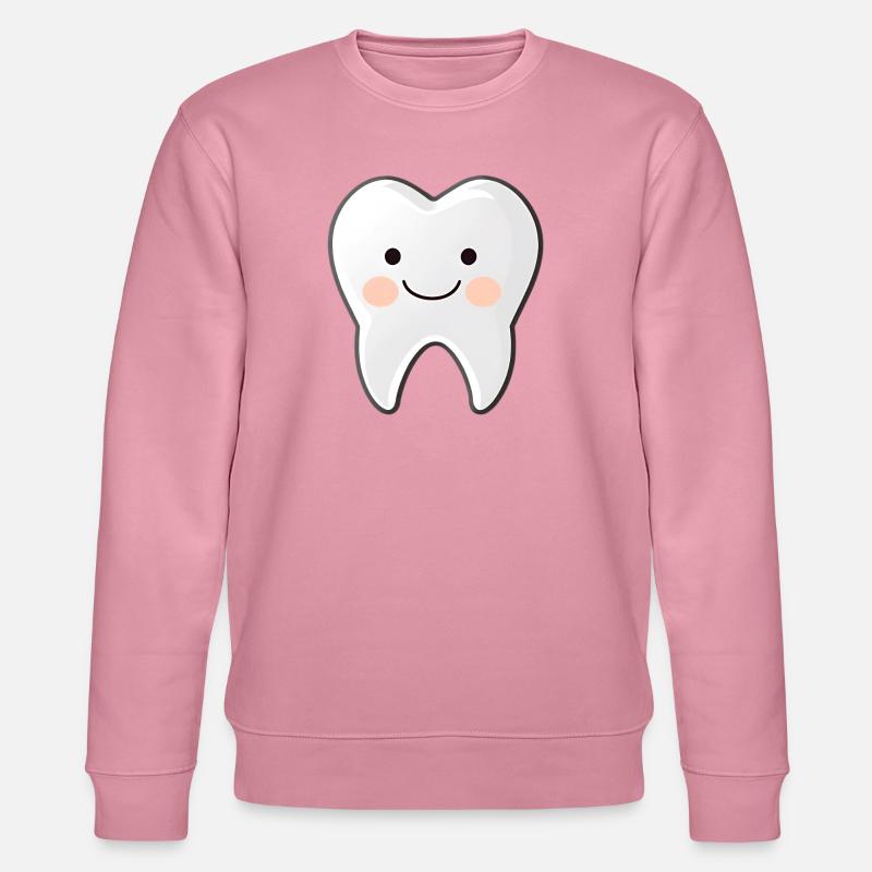 Motif de dessin animé Happy Tooth - Sweat bio CHANGER Stanley/Stella Unisexe - lilas onirique