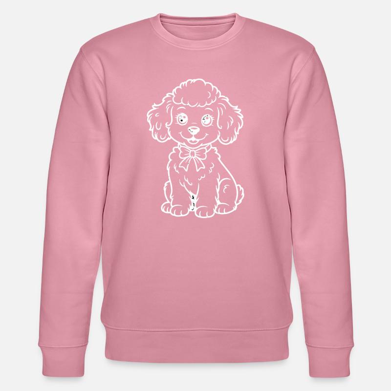 Caniche avec illustration d’arc - Sweat bio CHANGER Stanley/Stella Unisexe - lilas onirique
