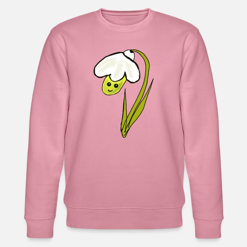 Frühling Blume Schneeglöckchen - Stanley/Stella Unisex Bio-Sweatshirt CHANGER  - Lila Traum