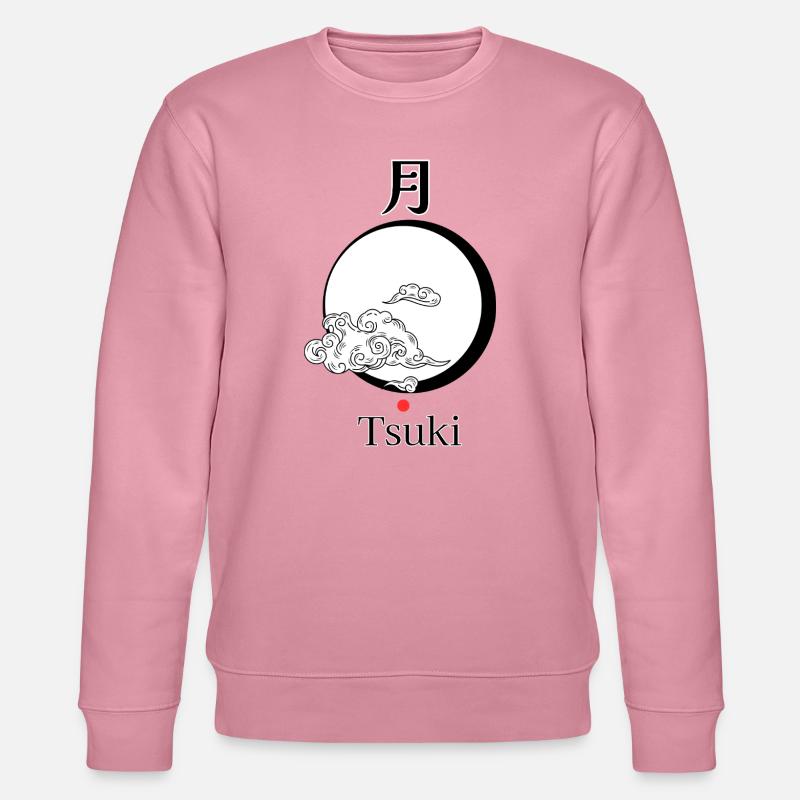 Tsuki – Japanischer Mond | Torii Apparel - Stanley/Stella Unisex Bio-Sweatshirt CHANGER - Lila Traum