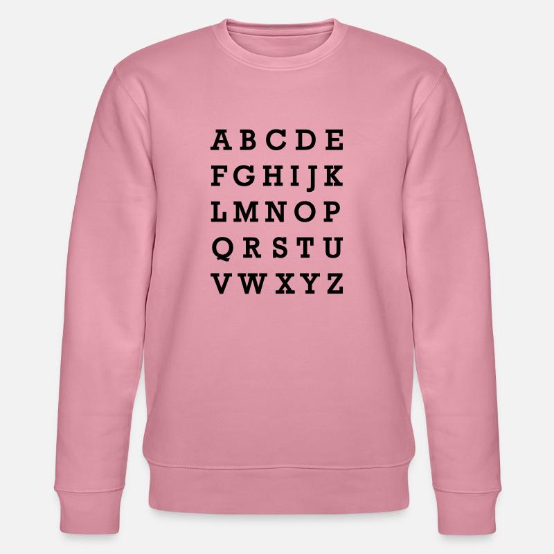 Alphabet - Stanley/Stella Unisex Bio-Sweatshirt CHANGER - Lila Traum