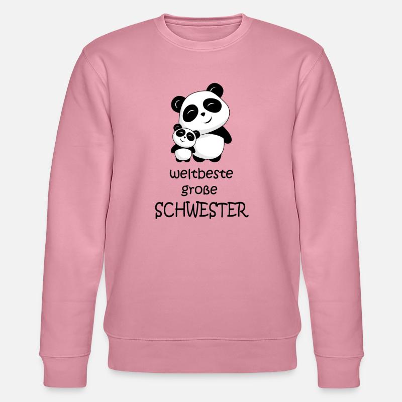 weltbeste große Schwester - Stanley/Stella Unisex Bio-Sweatshirt CHANGER  - Lila Traum