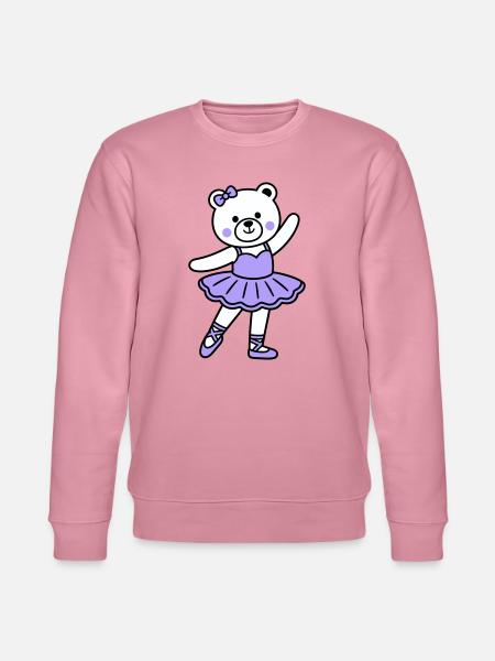 Bear ballet - Stanley/Stella CHANGER Unisex Organic Sweatshirt - lilac dream