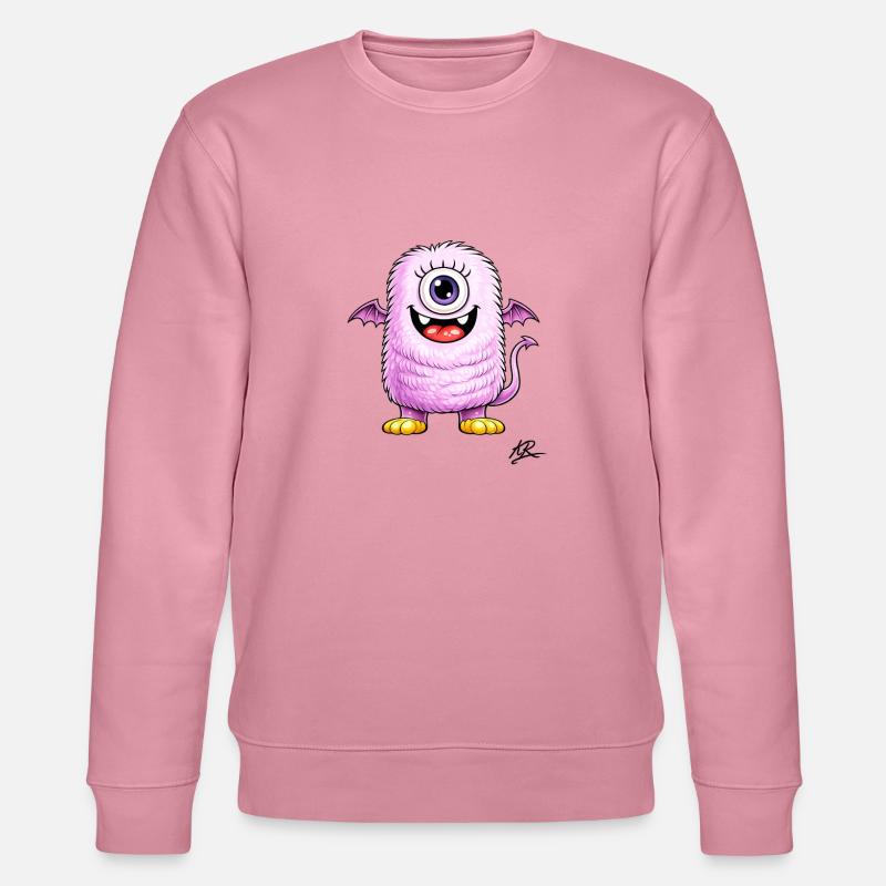 Monstre lilas œil unique ailé - Sweat bio CHANGER Stanley/Stella Unisexe - lilas onirique
