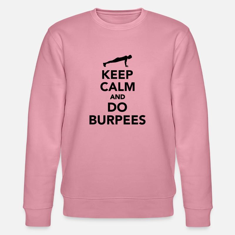 Burpees - Stanley/Stella Unisex Bio-Sweatshirt CHANGER  - Lila Traum
