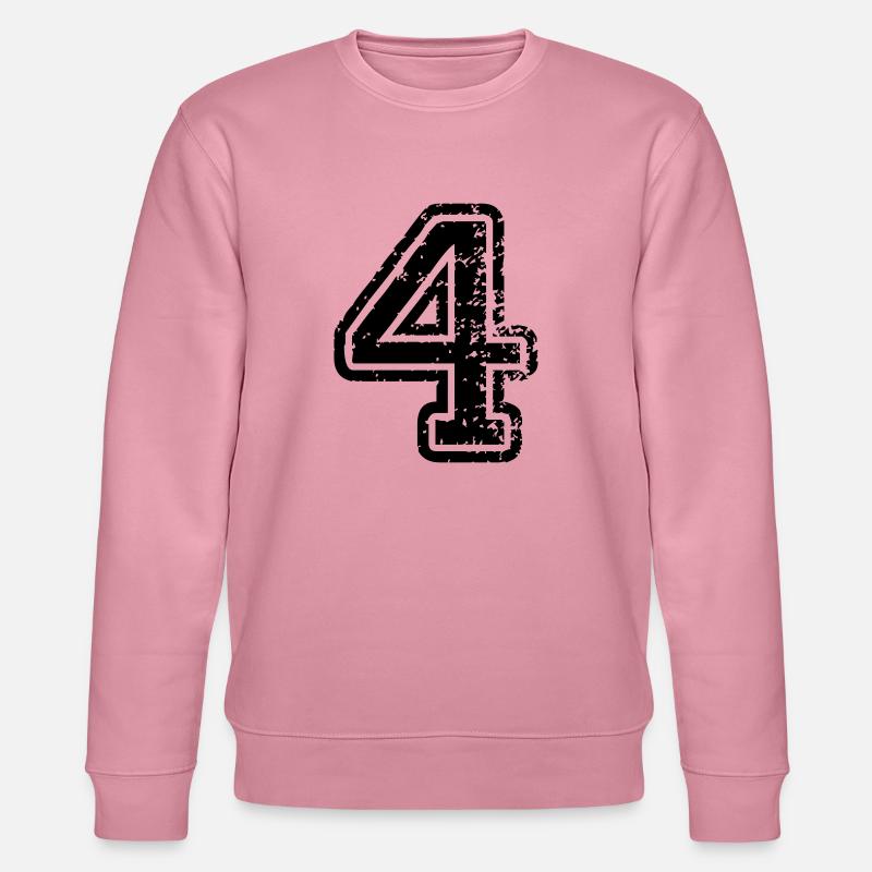 4 - Nummer - Stanley/Stella Unisex Bio-Sweatshirt CHANGER  - Lila Traum