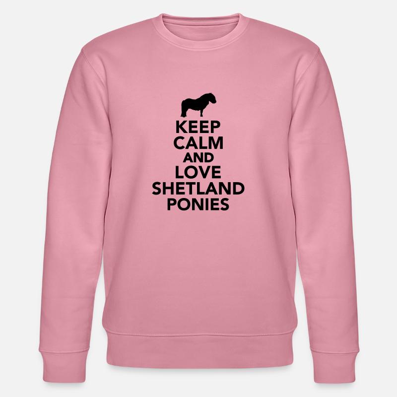 Shetland Pony - Stanley/Stella Unisex Bio-Sweatshirt CHANGER  - Lila Traum