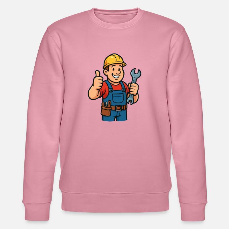 handwerker - Stanley/Stella Unisex Bio-Sweatshirt CHANGER  - Lila Traum