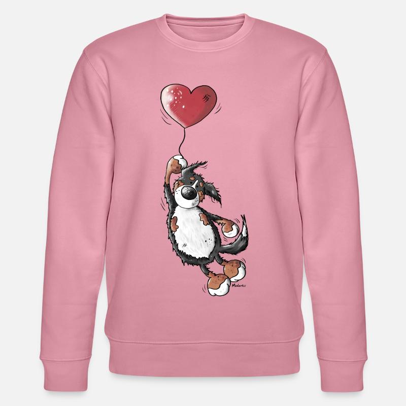 Bouvier bernois avec le coeur - Sweat bio CHANGER Stanley/Stella Unisexe - lilas onirique