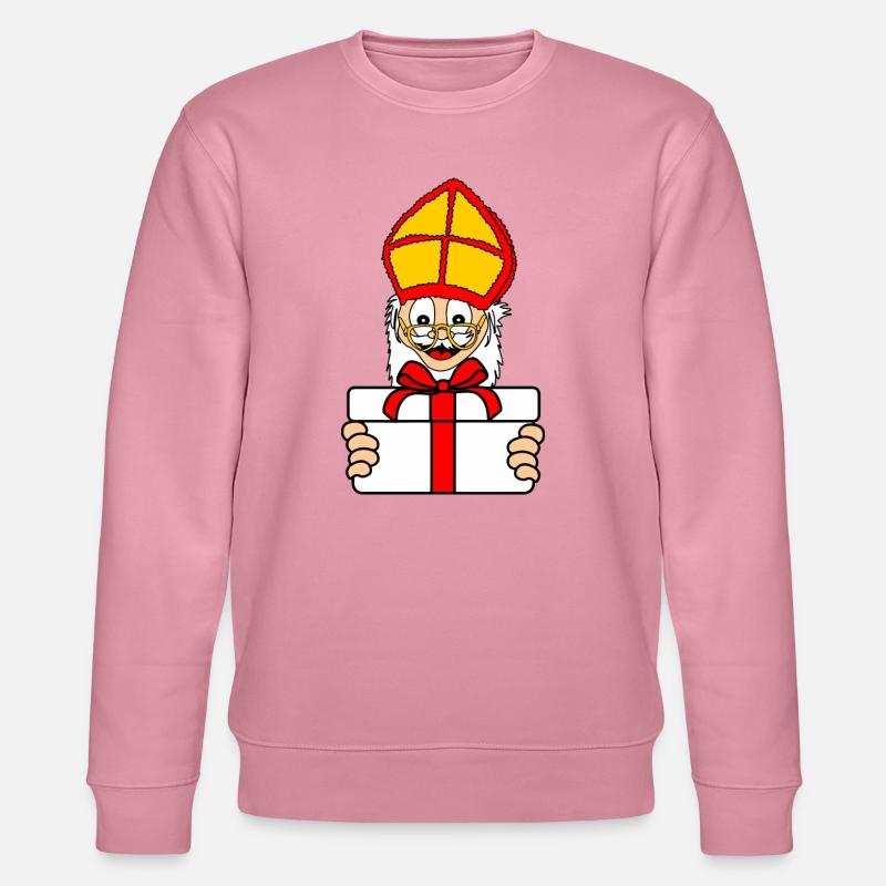Sinterklaas Geschenk - Stanley/Stella Unisex Bio-Sweatshirt CHANGER  - Lila Traum