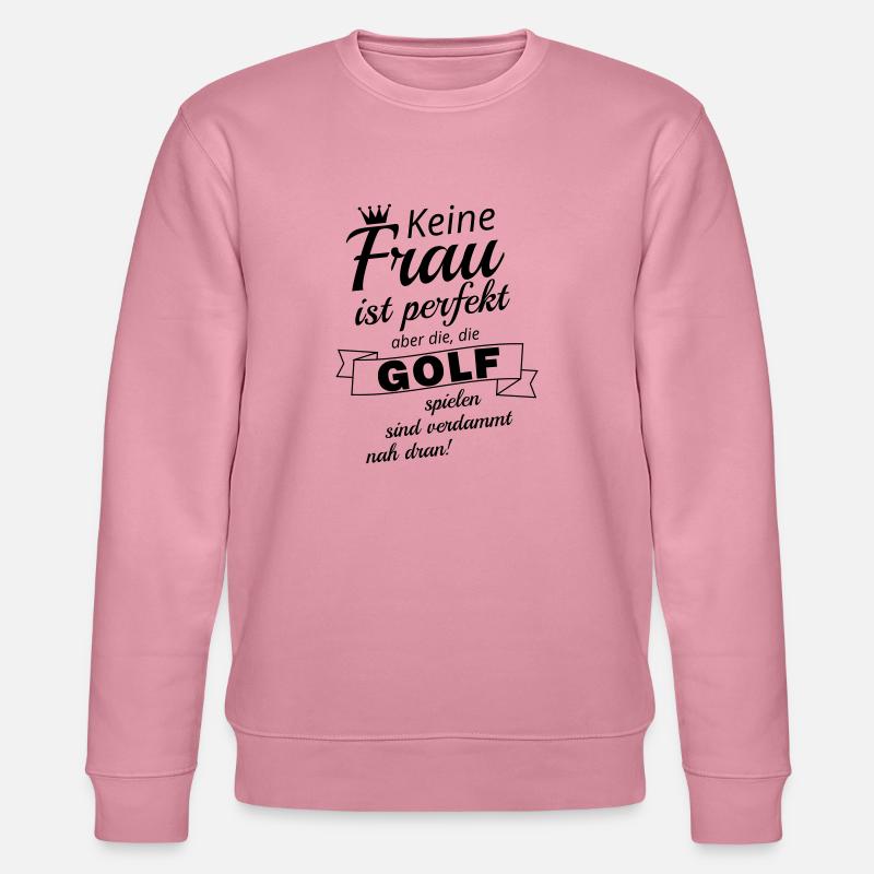 Perfekte Golffrau - Stanley/Stella Unisex Bio-Sweatshirt CHANGER  - Lila Traum