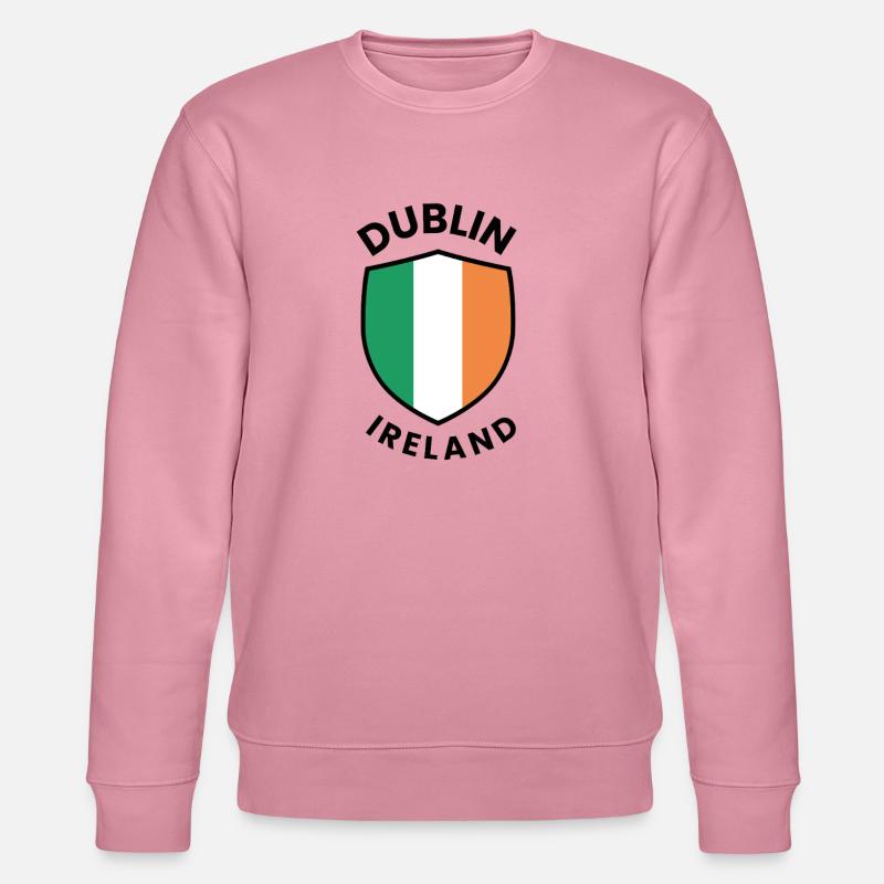 Dublin Shield: Irische Farben - Stanley/Stella Unisex Bio-Sweatshirt CHANGER  - Lila Traum