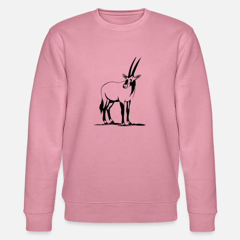 Oryx-Antilope - Stanley/Stella Unisex Bio-Sweatshirt CHANGER  - Lila Traum