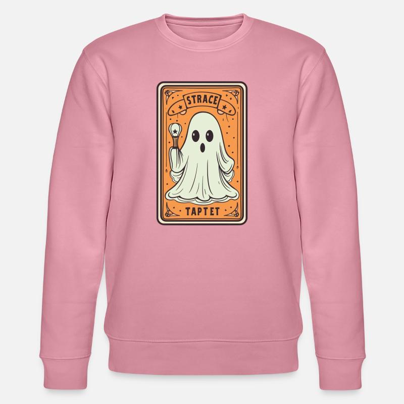 Tarot Karte Geist mit Stock - Stanley/Stella Unisex Bio-Sweatshirt CHANGER - Lila Traum