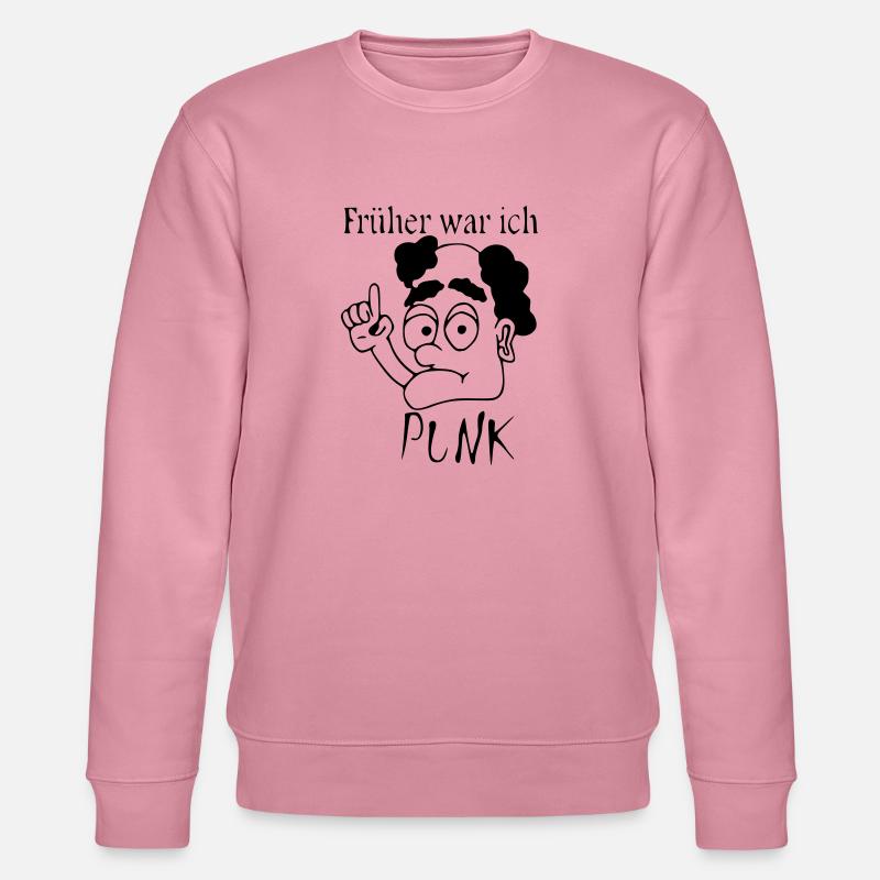 Alter Punk mit Glatze - Stanley/Stella Unisex Bio-Sweatshirt CHANGER  - Lila Traum