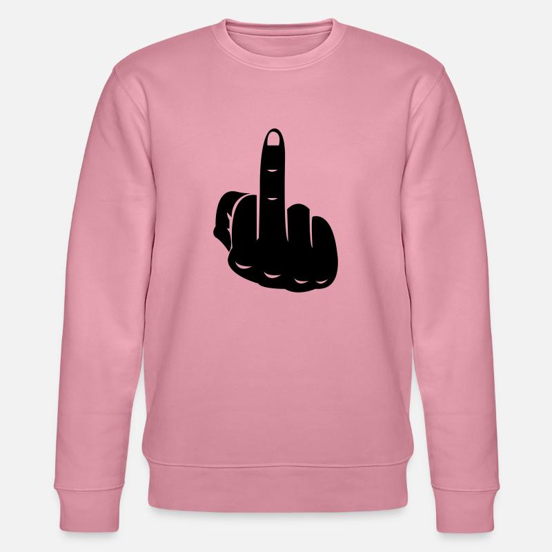 fuck_1 - Stanley/Stella Unisex Bio-Sweatshirt CHANGER  - Lila Traum