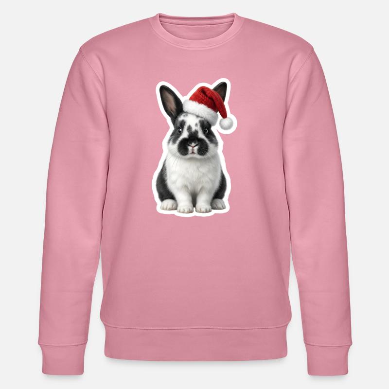 Bébé Lapin - Joyeux Noël - Sweat bio CHANGER Stanley/Stella Unisexe - lilas onirique