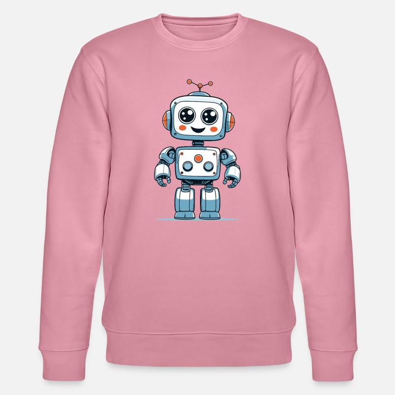 Petit robot spatial - Sweat bio CHANGER Stanley/Stella Unisexe - lilas onirique