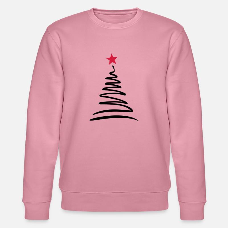Weihnachtsbaum - Stanley/Stella Unisex Bio-Sweatshirt CHANGER  - Lila Traum