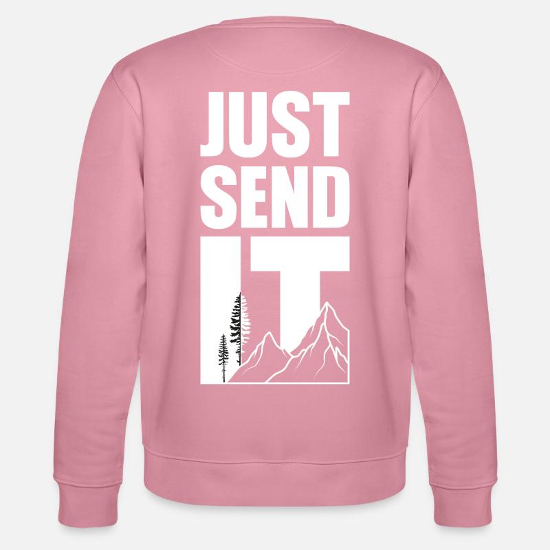 Just Send It - White - Stanley/Stella Unisex Bio-Sweatshirt CHANGER  - Lila Traum