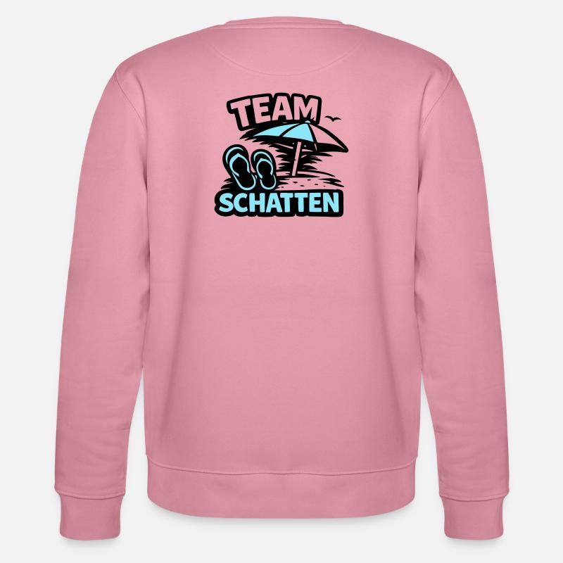 Strand Schatten FlipFlop Logo - Stanley/Stella Unisex Bio-Sweatshirt CHANGER  - Lila Traum