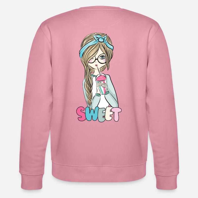 Süßes Hemd - Stanley/Stella Unisex Bio-Sweatshirt CHANGER  - Lila Traum