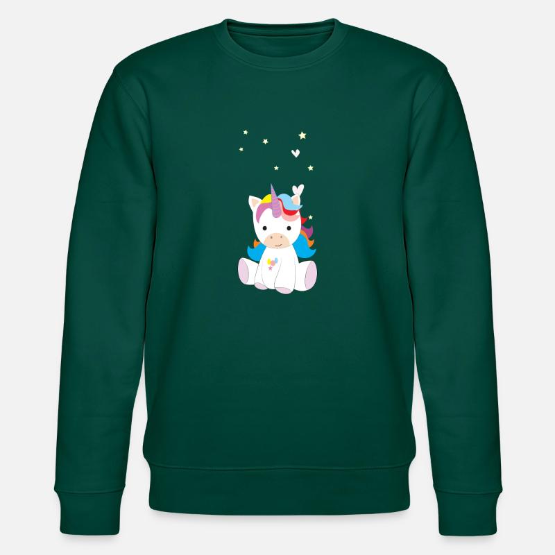 Einhorn - Stanley/Stella Unisex Bio-Sweatshirt CHANGER  - Forest