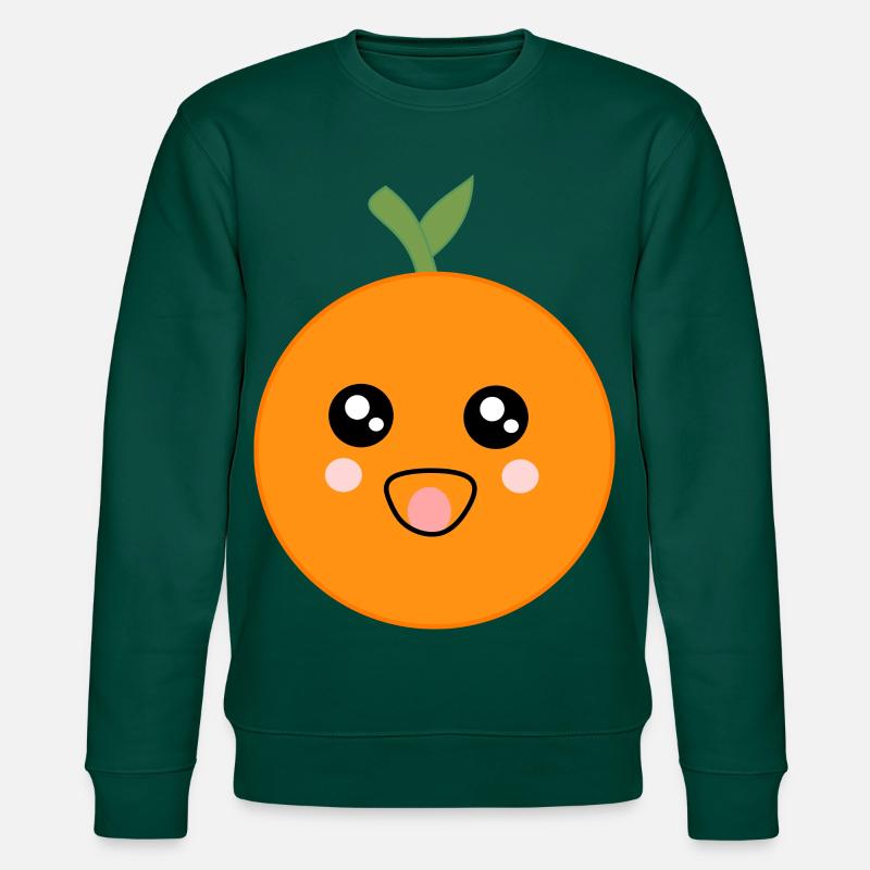 Fasching, Karneval, Kostüm, Orangen - Stanley/Stella Unisex Bio-Sweatshirt CHANGER  - Forest