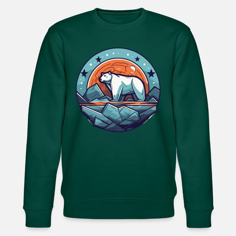 Der letzte Eisbär - Stanley/Stella Unisex Bio-Sweatshirt CHANGER  - Forest