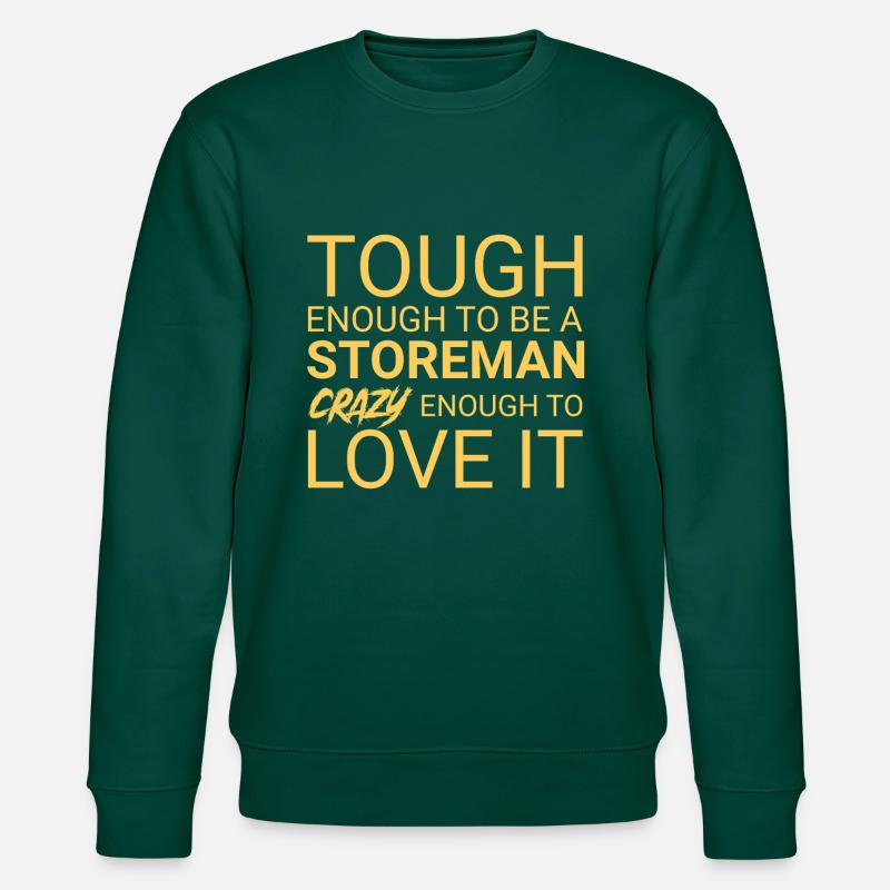 Storeman Crazy - Stanley/Stella Unisex Bio-Sweatshirt CHANGER  - Forest