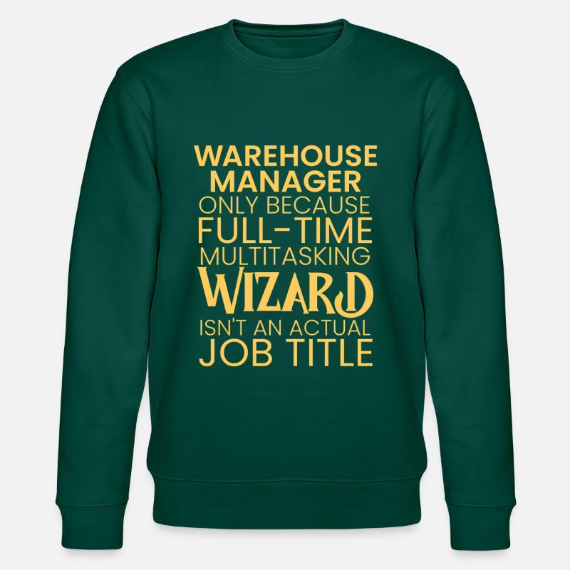 Warehouse Manager multitasking Wizard - Stanley/Stella Unisex Bio-Sweatshirt CHANGER  - Forest